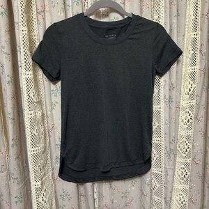 Athleta Uptempo Short Sleeve Top Gray Size XXS